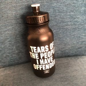 A**holes Live Forever Black Water Bottle Linda Finegold New Alf Tears